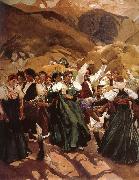 Huo Da folk dance Aragon Joaquin Sorolla